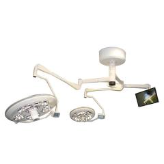 WYLED5/3 Dual Light Heads Combination Ceiling LED Surgical Light with Built-in HD Video Camera System for Plastic Surgeries