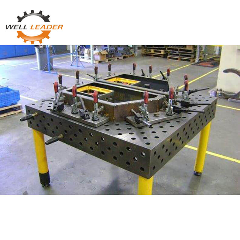 Flexible welding table