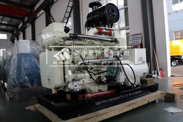 1 Set 200KW Marine Diesel Gen-set has been sent to Singapore successfully