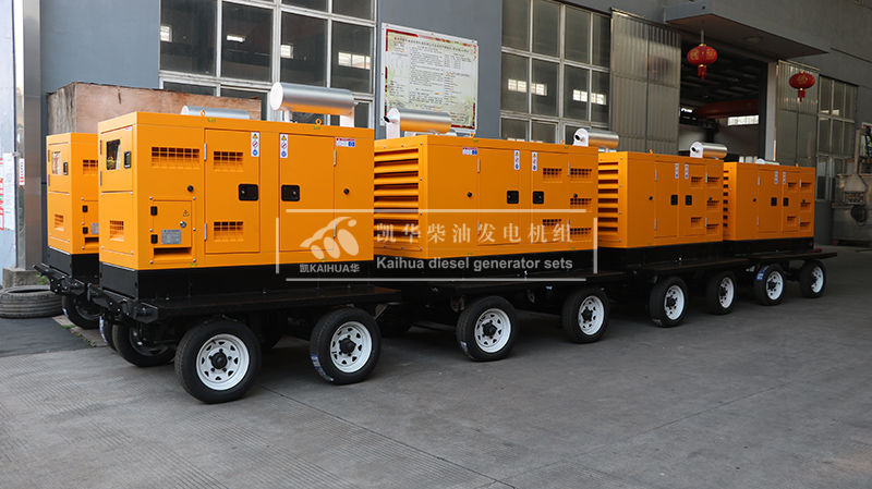 14 Sets 10KW Mobile Diesel Generators have been sent to Angola successfully
