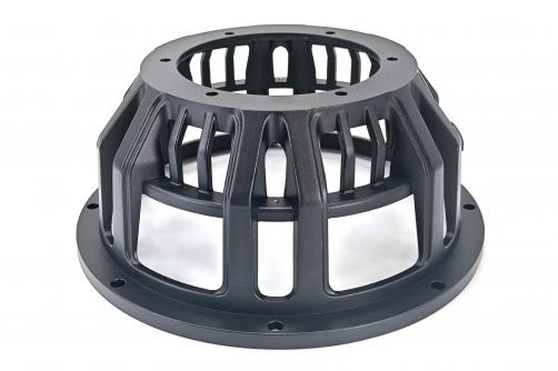 PJ10667 2025 Design Patented New 10-Inch Aluminum Subwoofer Frame with 6 Spoke Stage Speakers Accessory Product