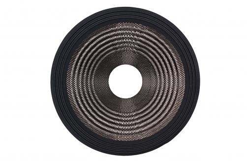 GZ1833:18 inch  Carbon Fiber Ring Pattern Cone with cloth surround，4