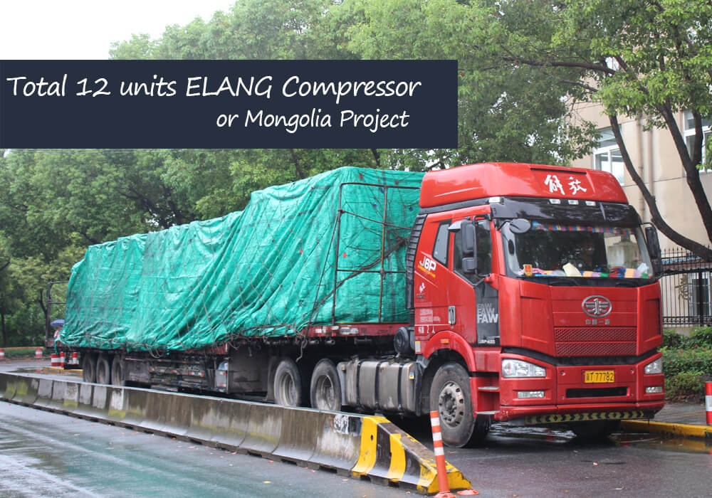 Total 12 units ELANG Compressor for Mongolia Project