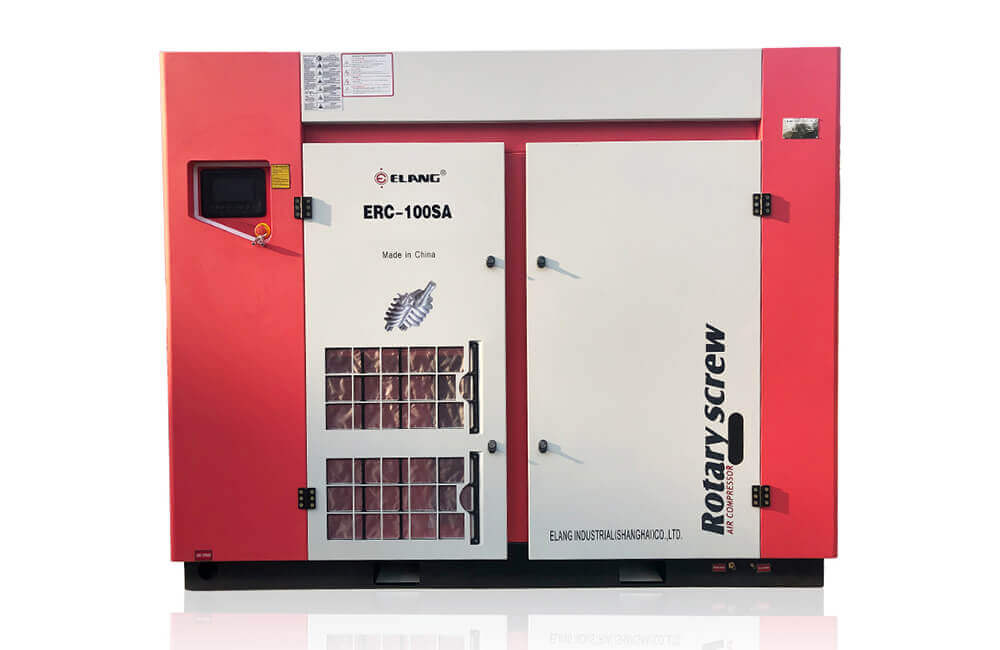 Two-Stage Screw Air Compressor with Lower Noise Centrifugal Fan