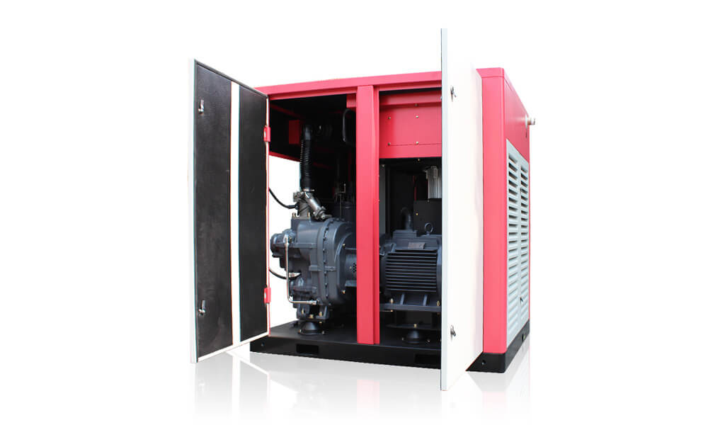 60HP 45Kw Energy Saving Two Stage Screw Air Compressor