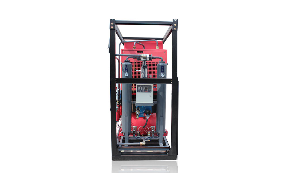 Integrated Screw Air Compressor with Adsorption Dryer