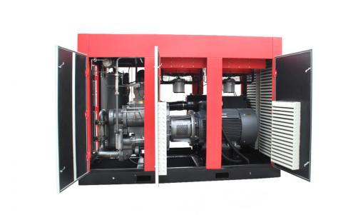 75HP 55Kw Energy Saving Two Stage Screw Air Compressor