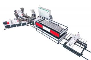 4-Layer PVC/ASA Roof Tile Extrusion Line