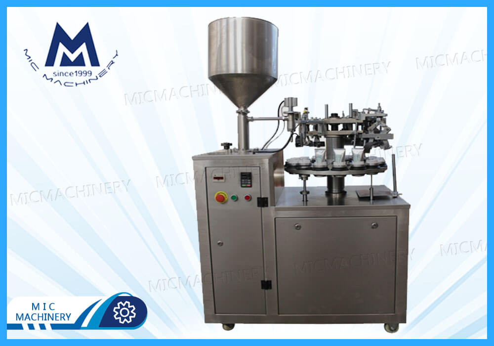 MIC-L30 semi-automatic aluminum tube filling sealing machine production