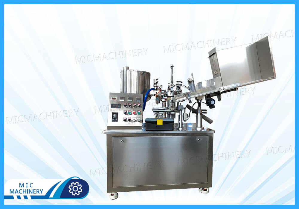Export to Britain of R45 tube filling and sealing machine