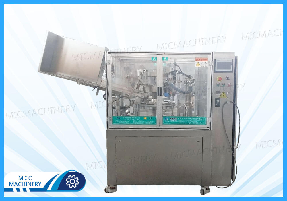 MIC-R60I soft tube filling sealing machine shipped to the United States
