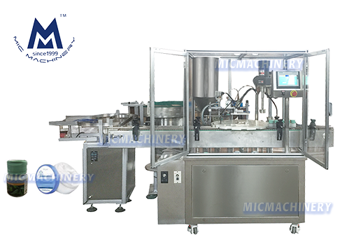 Cosmetic products filling machine