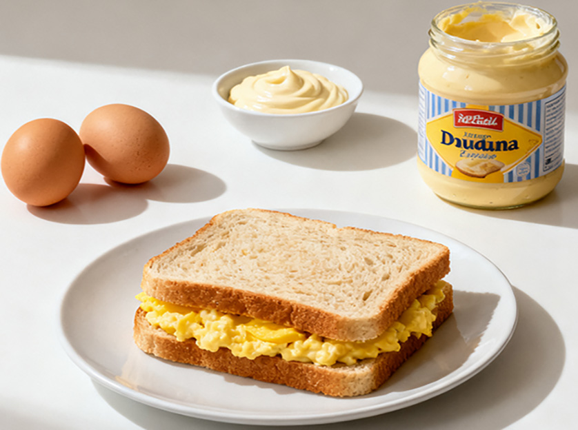 How much mayonnaise equals one egg?