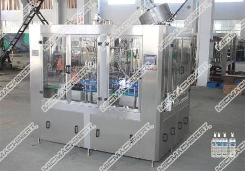 MIC 18-18-1 filling capping machine for glass bottle