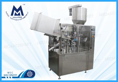 Body lotion cosmetic toothpaste filling sealing machine ( MIC-R60 Auto Soft Tube Filling & Sealing Machine)