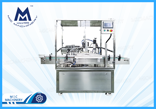 liquid Dropper Filling Machine with a Dust Cover ( Cosmetic products )
