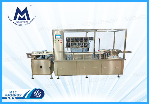 pharmaceutical vial filling capping machine