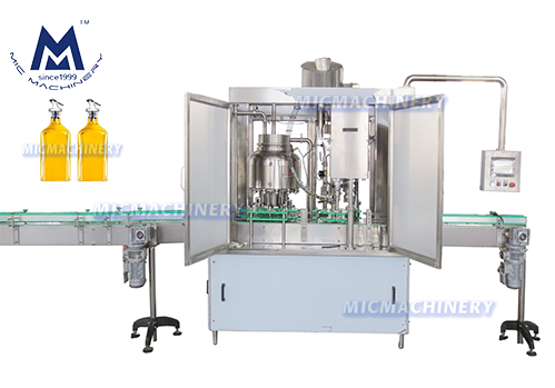 MIC Glass Bottle Oil Filling Machine ( Olive Oil, Edible Oil, 3000-6000 Bottles/h )