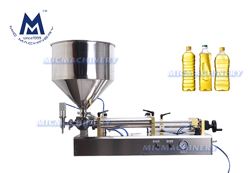 MIC-V01 Semi Automatic Oil Filling Machine ( Peanut Butter, Oil, Honey, 5-25 Bottles/h )