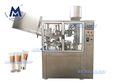 MIC Cosmetic Cream Filling Machine ( Cream, Body Lotion, food, 60-85 Tubes/min )