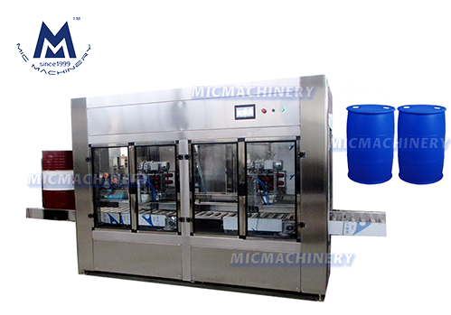 MIC 2T-200L Automatic Drum Filling Machine ( Lube Oil, Engine Oil, 50-100 Drums/h )