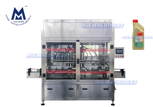 MIC-ZF8 Lube Oil Filling Machine ( Lube Oil, Sauce, Mayonnaise, 1800 Bottles/h )