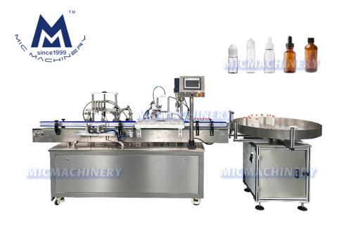 MIC Disinfectant Packing Machine ( Essential Oil, Eye Drop, 30-90 Bottles/min )