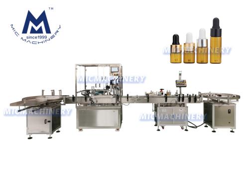 MIC Disinfectant Packaging Machine ( Syrup, Eye Drop, 30-40 Bottles/h )