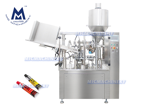 MIC-L60 Plastic Tube Filling And Sealing Machine ( Cream, Paint, Glue, 50-60 Tubes/min )