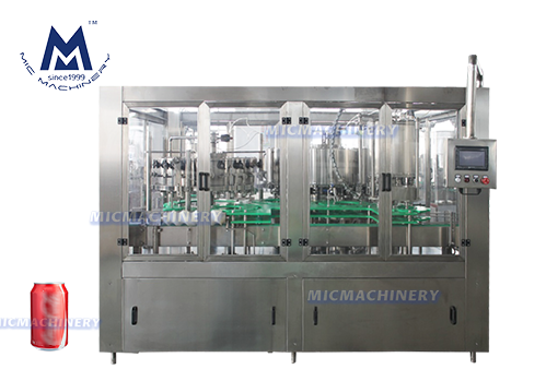 Carbonated drink filling seaming machine for can package