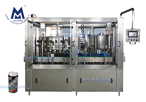 Energy drink filling seaming machine can package