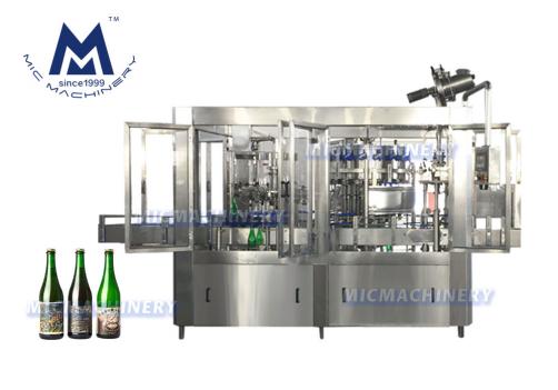 Fruite wine filling capping machine for glass bottle
