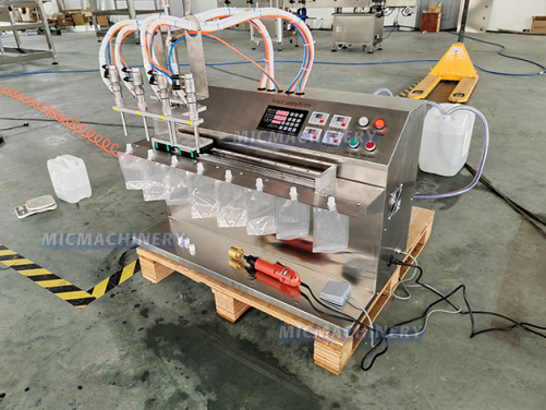 Semi Automatic Spout Pouch Packing Machine