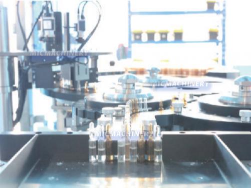 MIC Automatic Ampoule Machine Visual Inspection (Visual Inspection and High Voltage Leak Detection Combi Machine)