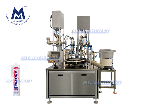 MIC Dual Cartridge Silicone Sealant Filling Machine (15-23 Cartridges/Min)
