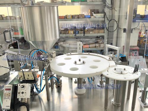MIC Automatic Single Head Piston Syringe Filling And Capping Machine