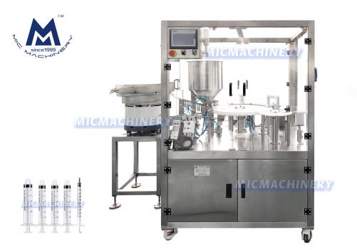 MIC Automatic Single Head Piston Syringe Filling And Capping Machine