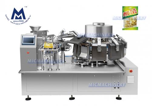 MIC Vacuum Pouch Filling Sealing Machine (10-50 bags/min)