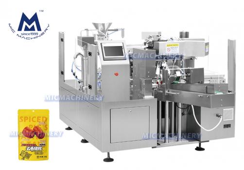 MIC-140/200 Preformed Pouch Filling Sealing Machine (25-40 bags/min)