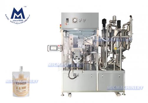 MIC Aseptic Laminar Flow Hood Spout Pouch Packing Machine (30-150 bags/min)
