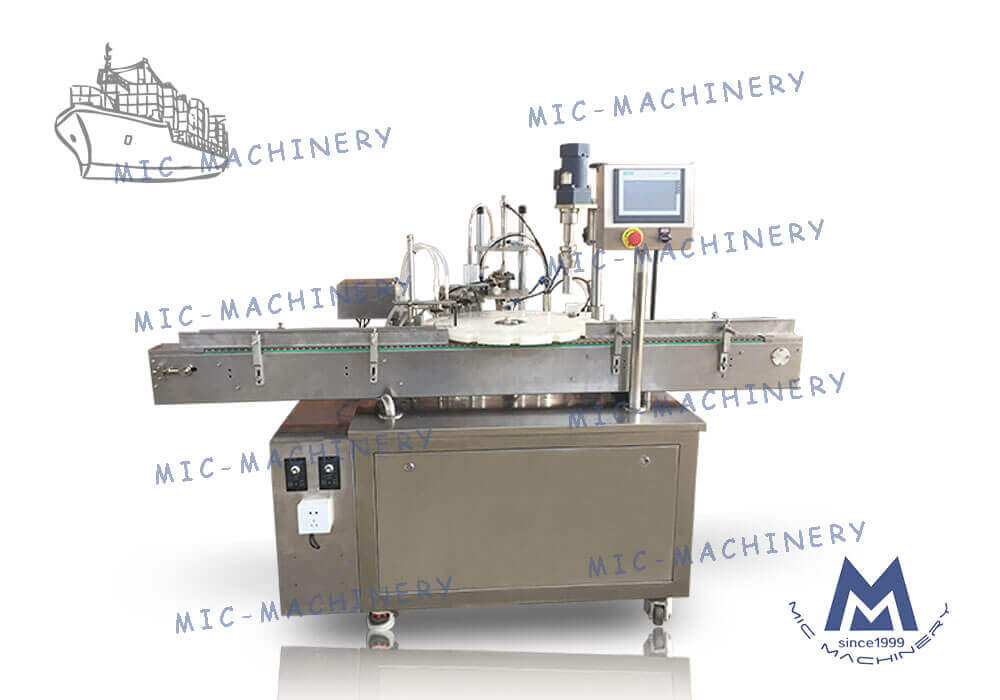 Export to Britain of L45 e-Liquid filling and capping machine