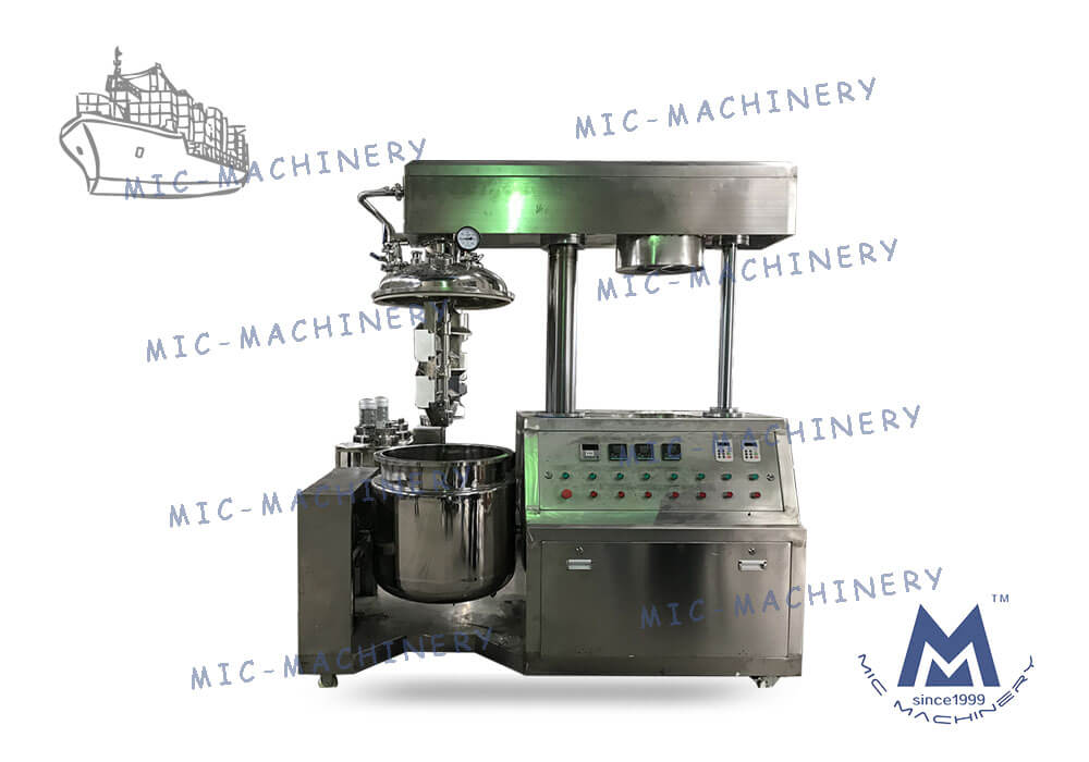 MIC Export to Salvador MIC-100L vacuum emulsifier mixer