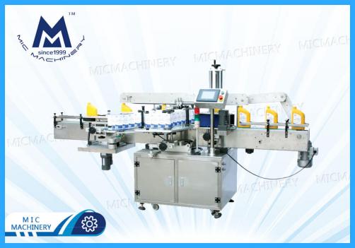 Double-sided adhesive labeling machines