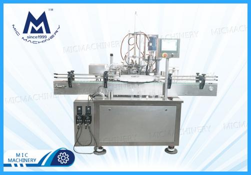 Automatic Glass, Plastic Bottle Filling Capping Machine ( Cosmetic products )