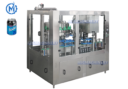 MIC 18-1 Soda Can Filling Machine (1500-2500CPH, especially suitable for small beverage factory)