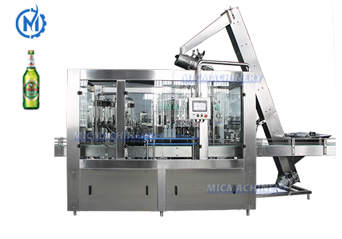 MIC-24-24-6 Glass Bottle Soda Filling Machine (3000-6000BPH, especially suitable for drink plants)