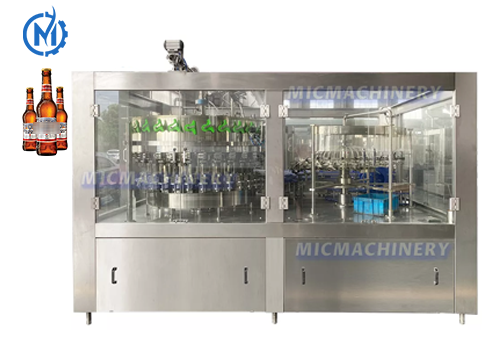 MIC 24-24-6 Glass Bottle Filling Machine (3000-5000 BPH)