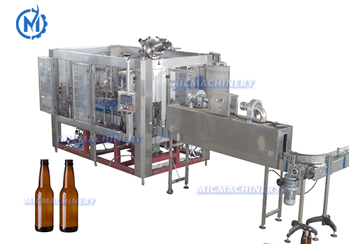 MIC 18-18-1 Small Beer Bottling Line (800-1500BPH, especially suitable for  drinks plant )