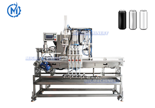 MIC Linear Soda Can Filling Machine(1000-1500CPH, especially suitable for brewery, distillery and winery)
