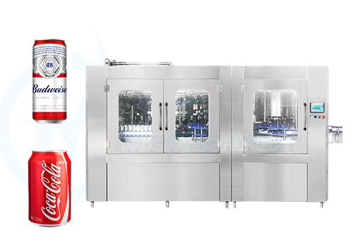 MIC 40-10 Soft Drink Tin Can Filling Machine(8000-15000CPH)